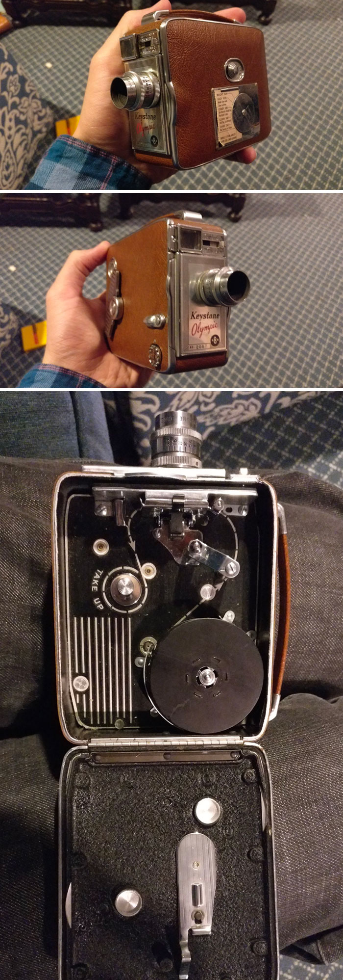 My New Keystone Olympic Standard 8 Mm Film Video Camera, Inherited From My Great-Grandfather