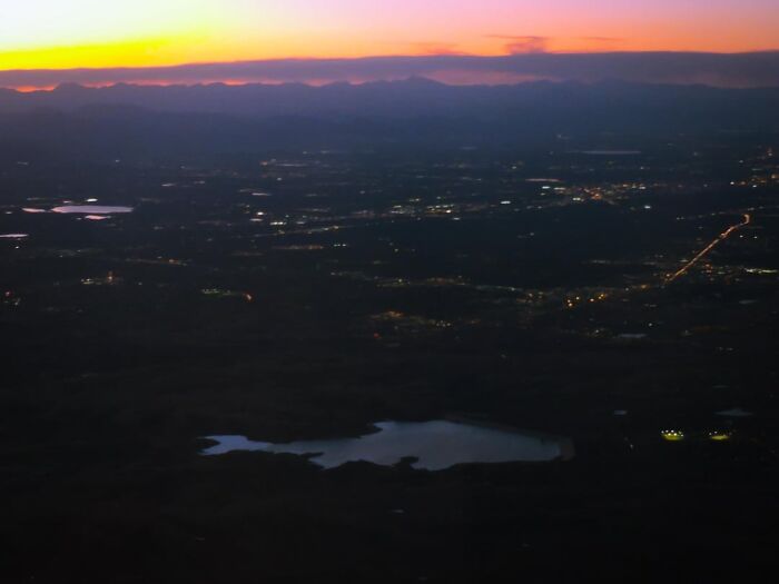 I Saw This Lake That Is Shaped Like Fish Outside My Plane Window