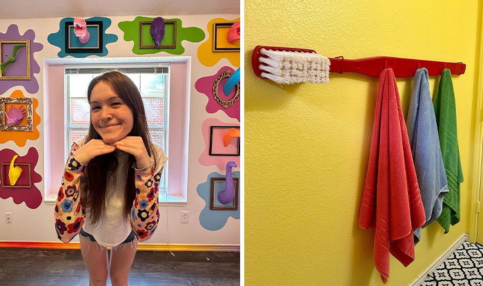 Woman Shows Off Her Uniquely Colorful Home Online, Goes Viral As Netizens Are Mesmerized By It