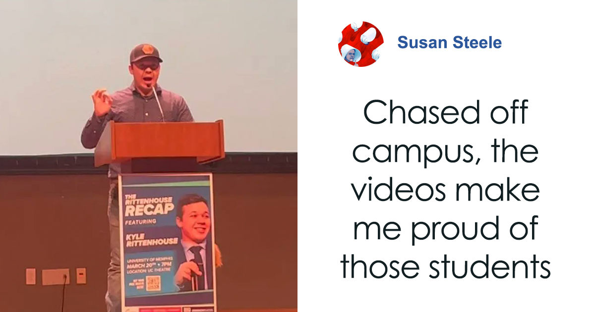 Students Boo Kyle Rittenhouse Off Stage In “Humiliating” TPUSA Event At University Of Memphis