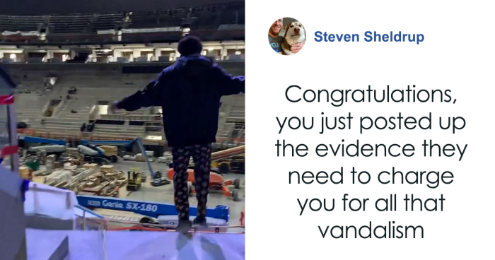 Mayor Promises Action After Teens Go Viral For Breaking Into And Vandalizing $2 Billion Stadium