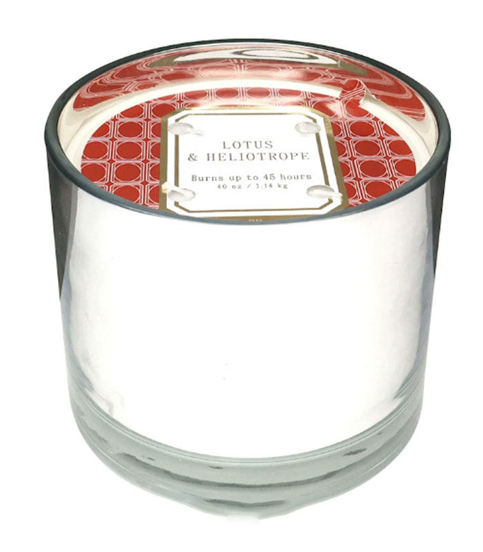 Zen In A Jar: Lotus & Heliotrope Candle, Light Your Way To Peace!