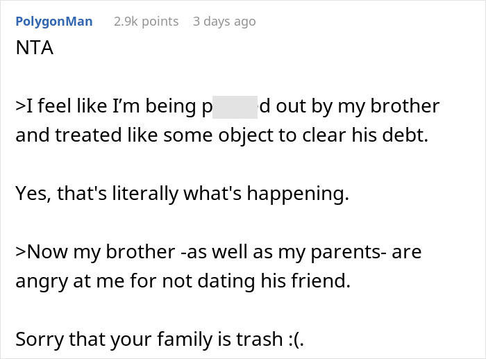 22 Y.O. Woman Refuses To Be &lsquo;Sold&rsquo; To Brother&rsquo;s Friend So He Can Cover Debt, Parents Are Furious