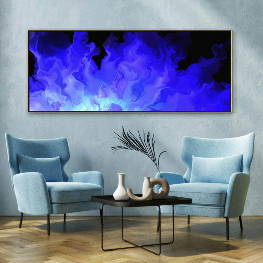 I Photoshopped My Digital Art In 11 Modern Interior Spaces To Show What They Look Like As Wall Art I Photoshopped My Digital Art In 11 Modern Interior Spaces To Show What They Look Like As Wall Art