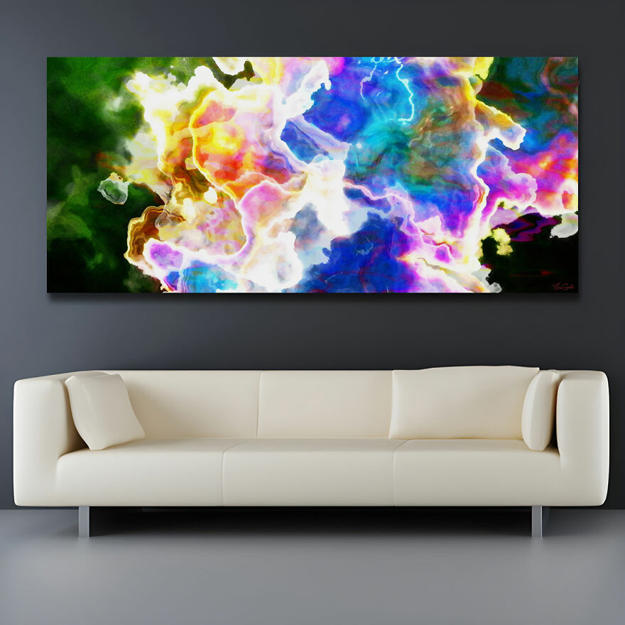 I Photoshopped My Digital Art In 11 Modern Interior Spaces To Show What They Look Like As Wall Art I Photoshopped My Digital Art In 11 Modern Interior Spaces To Show What They Look Like As Wall Art