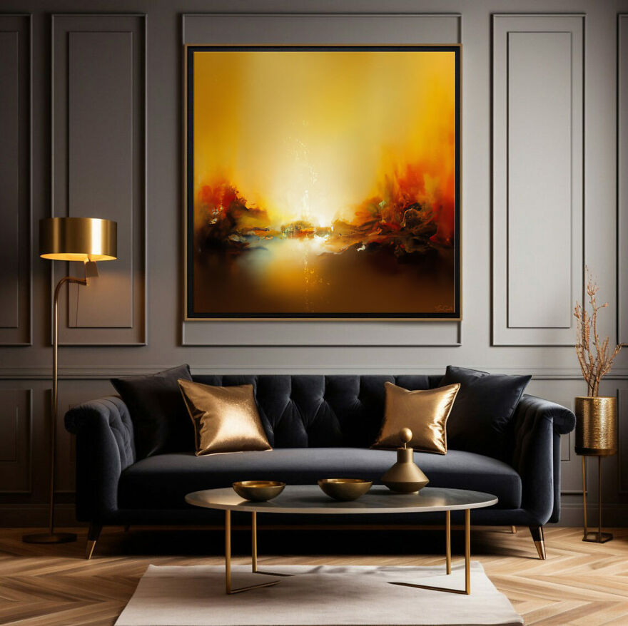 I Photoshopped My Digital Art In 11 Modern Interior Spaces To Show What They Look Like As Wall Art I Photoshopped My Digital Art In 11 Modern Interior Spaces To Show What They Look Like As Wall Art