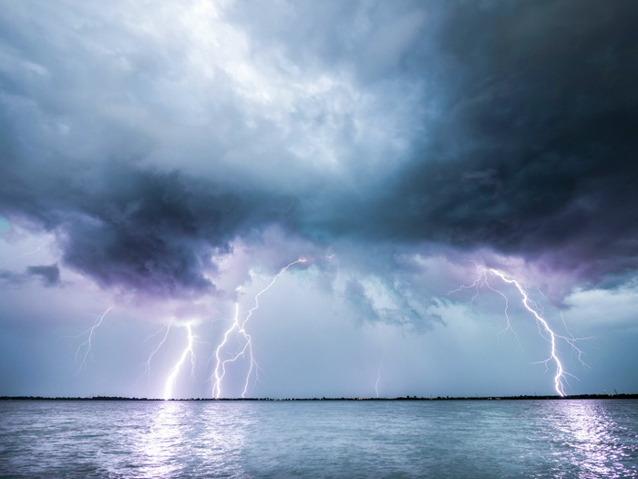 80% Of Lightning Occurs Over The Land, But The Most Extreme Lightning Happens Over The Ocean 80% Of Lightning Occurs Over The Land, But The Most Extreme Lightning Happens Over The Ocean