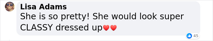 "Comment praising Bianca Censori's outfit, highlighting her classy style with heart emojis. "Comment praising Bianca Censori's outfit, highlighting her classy style with heart emojis.