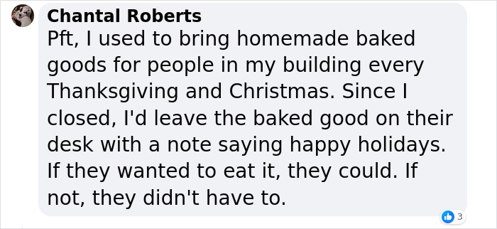 Woman Treats Her Colleagues With Home-Baked Goods, Two Of Them Threaten To Report Her To HR - 21