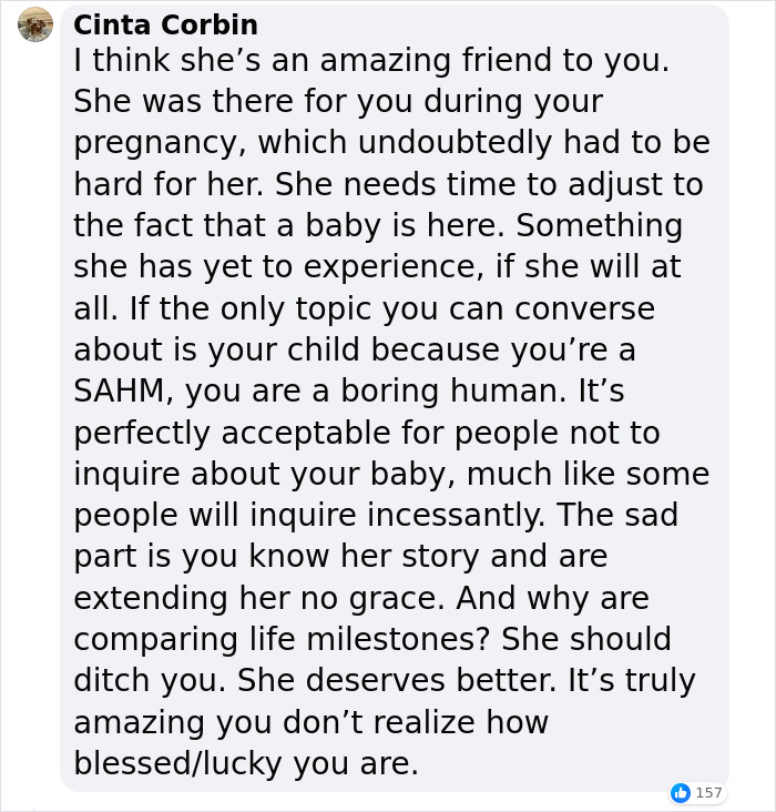 Woman Desires A Bigger Reaction From Friend After Her Pregnancy News, Gets Roasted Online For It Woman Desires A Bigger Reaction From Friend After Her Pregnancy News, Gets Roasted Online For It