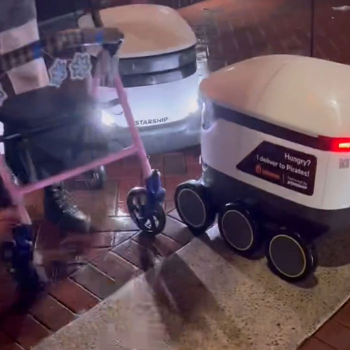 Students Fight Back After College Campus Is “Taken Over” By Delivery Robots Students Fight Back After College Campus Is “Taken Over” By Delivery Robots