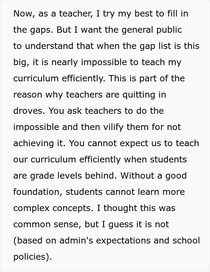 “The Ugly Truth”: Teacher At Breaking Point As Students Can’t Handle Simple Tasks “The Ugly Truth”: Teacher At Breaking Point As Students Can’t Handle Simple Tasks