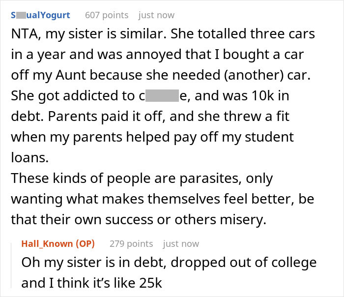 Envious Sister Wonders Why Sibling Gets A Car And She Doesn't, Learns She Is A Drain On The Family - 11