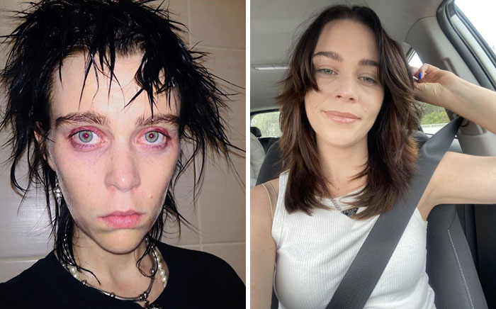 Foto 1: enero de 2020, foto 2: octubre de 2023. Ahora tengo 31 años y estoy sobria