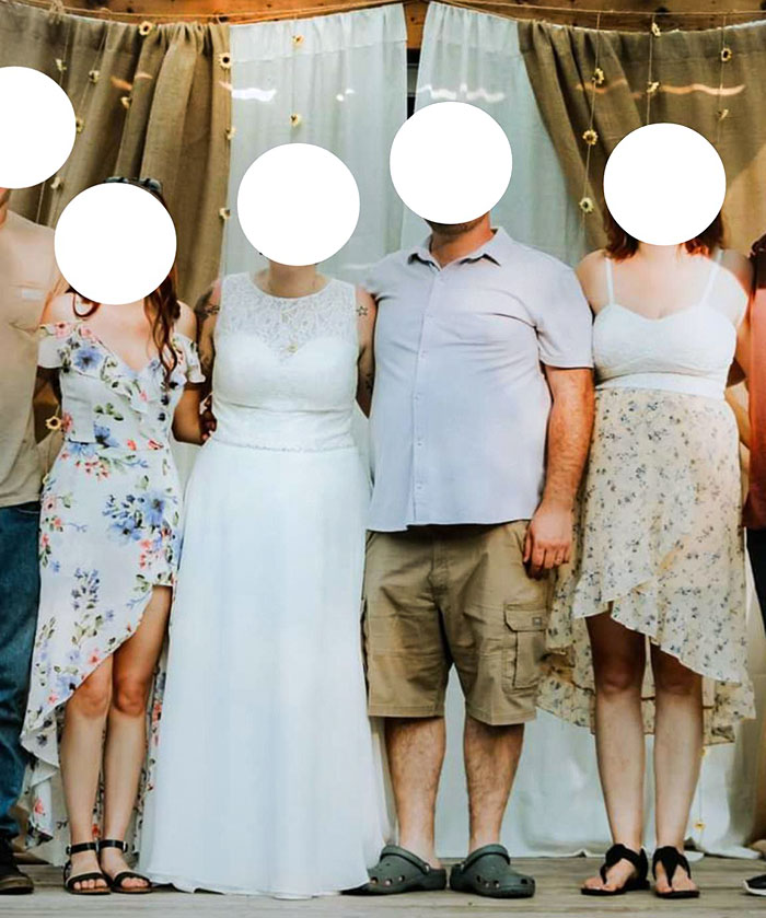 Yes, That's The Groom Wearing Crocks And Shorts