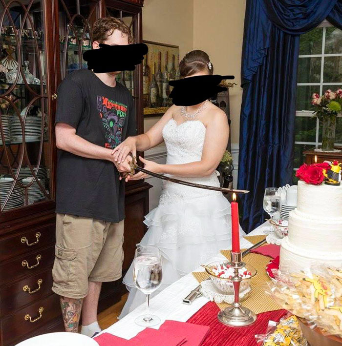 The Groom's Idea Of Dressing For The Occasion