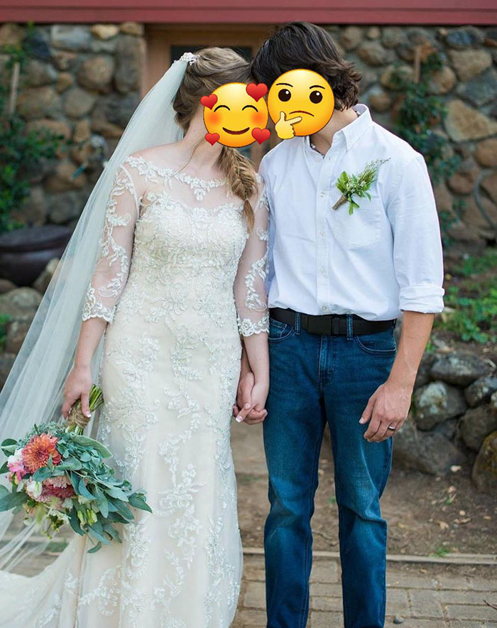 Imagine Getting All Dressed Up And Your Husband-To-Be Shows Up Wearing Jeans