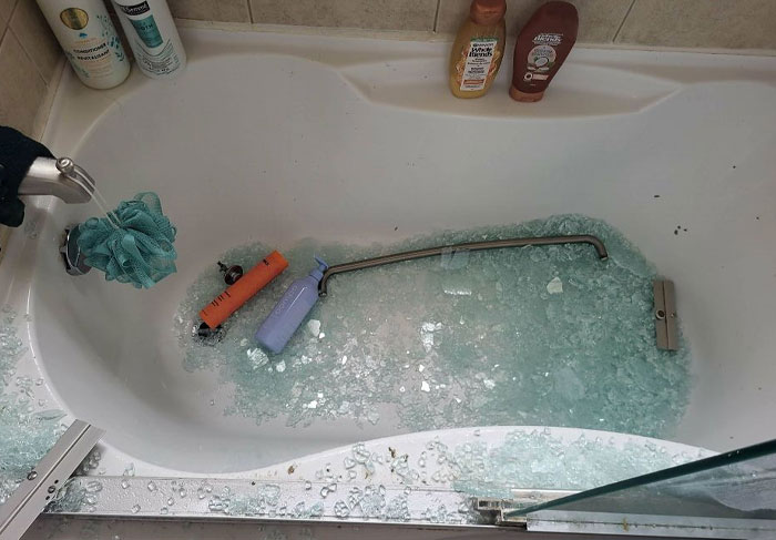 Was Lying In Bed When I Heard A Pop And Shattering Glass