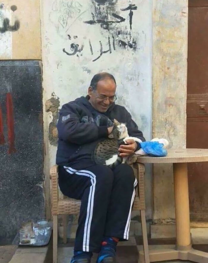 Written Above The Man: “Ahmed The Chill”