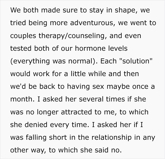 Man Freaks Out After Wife Confesses To Asking Her Friend To Replace Her For Intercourse