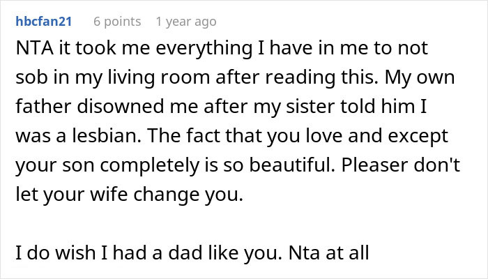 Man Hugs And Kisses Gay Son, Angers Homophobic Wife Man Hugs And Kisses Gay Son, Angers Homophobic Wife