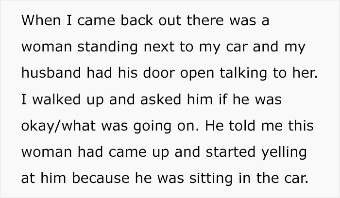 Karen Starts Screaming At Couple Over ‘Illegal’ Handicap Parking, Refuses To See Reason Karen Starts Screaming At Couple Over ‘Illegal’ Handicap Parking, Refuses To See Reason