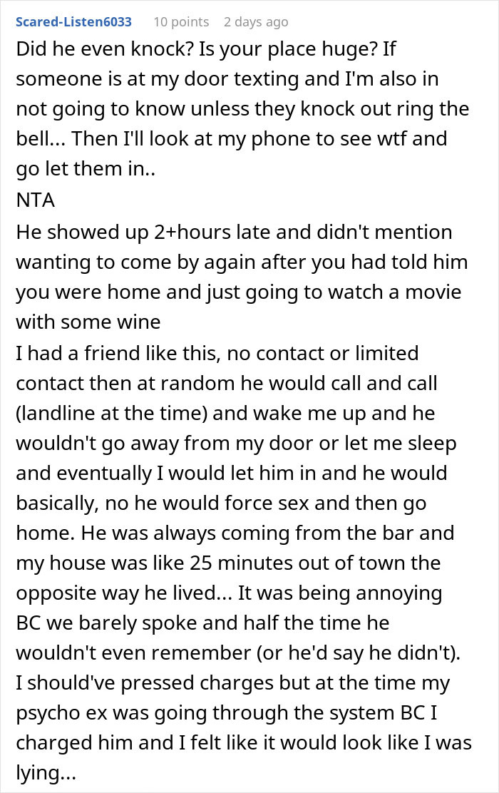 Guy Livid After GF Ignored Him Calling To Be Let Inside At 3 AM Because She Was Asleep