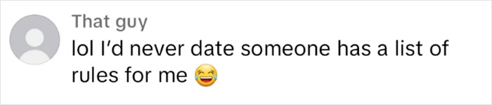 "This Is A Controversial One": Woman Shares 5 Things Her BF Is Not Allowed To Do