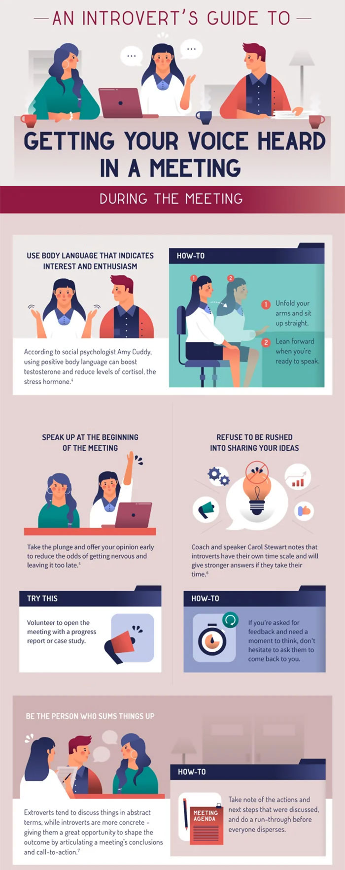 An Introvert's Guide To Getting Your Voice Heard In A Meeting