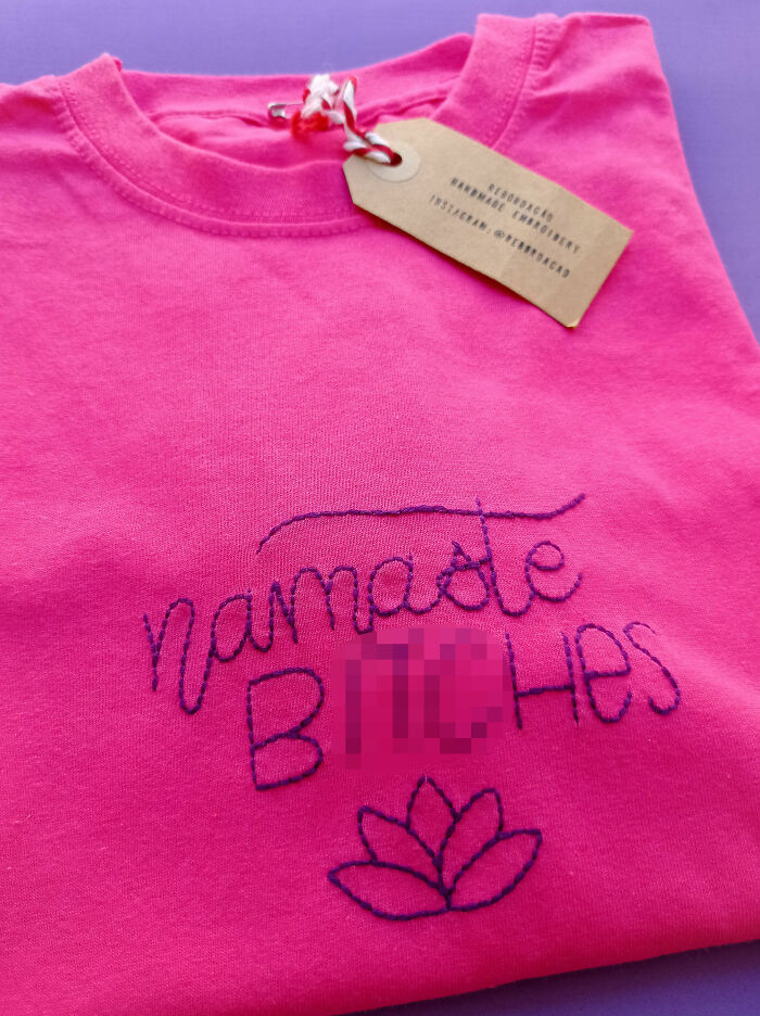 In A World Full Of Unethical Mass-Produced Stuff, We Decided To Rebel By Designing And Hand-Embroidering Some Clothes