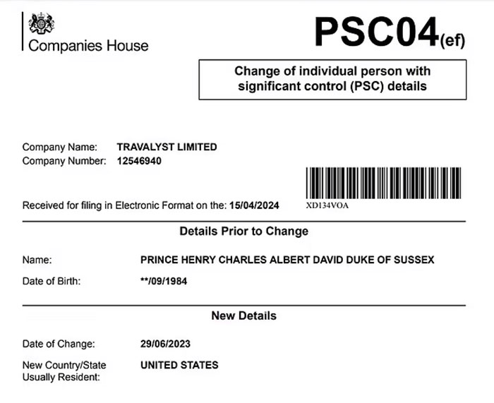 Prince Harry Makes Megxit Official By Declaring U.S. His “New Country” And Throwing Away UK Residency - 3