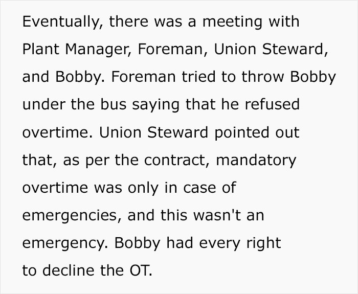 “Leave Bobby Alone”: Power-Hungry Boss Won’t Listen, Messes Around With Key Worker, Gets Fired “Leave Bobby Alone”: Power-Hungry Boss Won’t Listen, Messes Around With Key Worker, Gets Fired