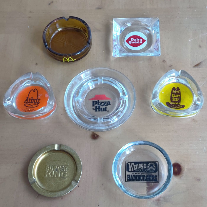 My Entire Fast Food Ash Tray Collection