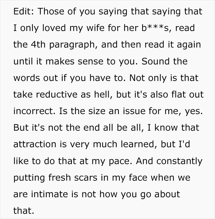 “She Brought It Upon Herself”: Man Considers Divorce After Wife’s Plastic Surgery - 20