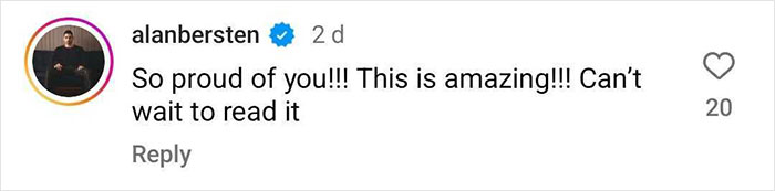 Comment by alanbersten expressing pride and excitement about Jennifer Love Hewitt introducing her kids to the world. - 5