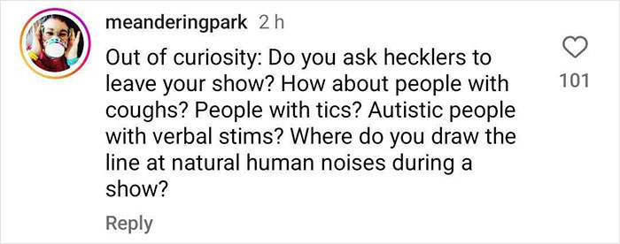 Fans Defend Comedian Who Kicked Mom And Baby Out Of Show For Disrupting It - 13