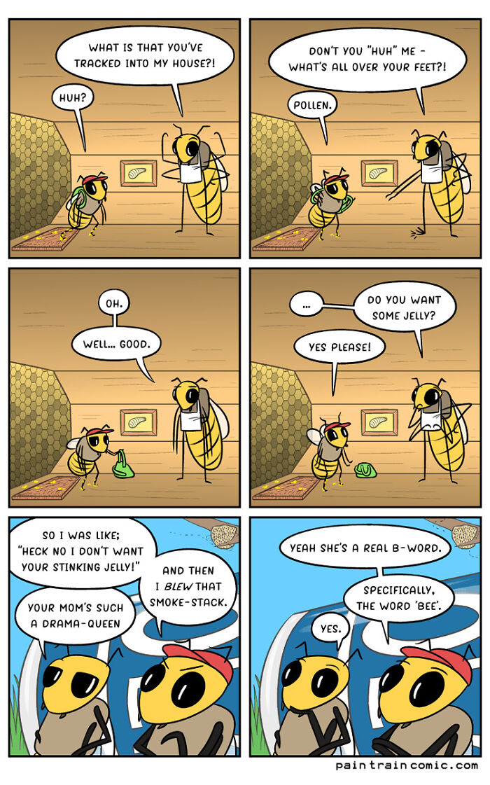 All Aboard The Laughter Express: Exploring Pain Train Comic's Hilarious Universe (25 New Pics)