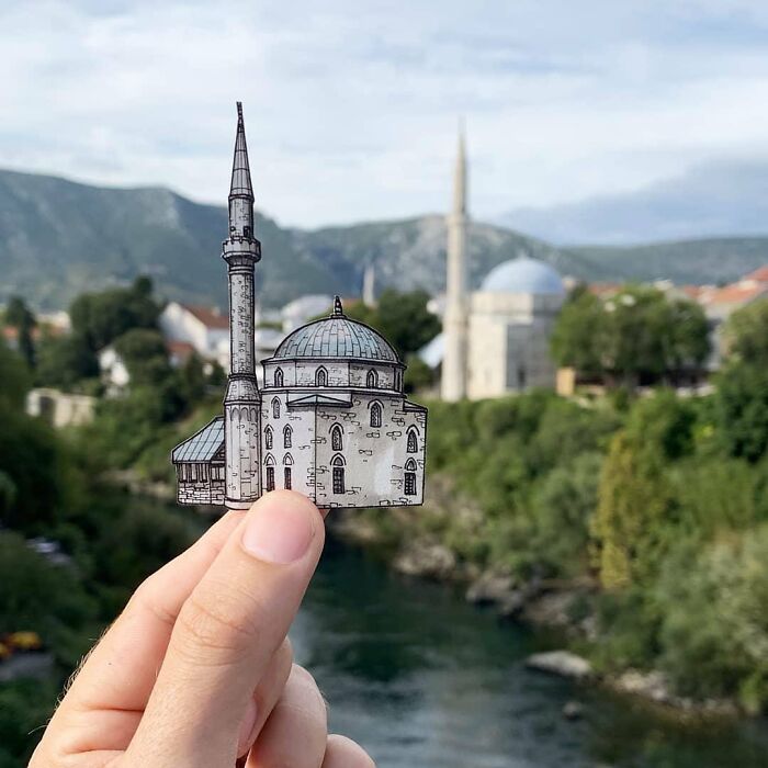 Hadži-Kurtova Džamija, Mostar, Bosnia & Herzegovina