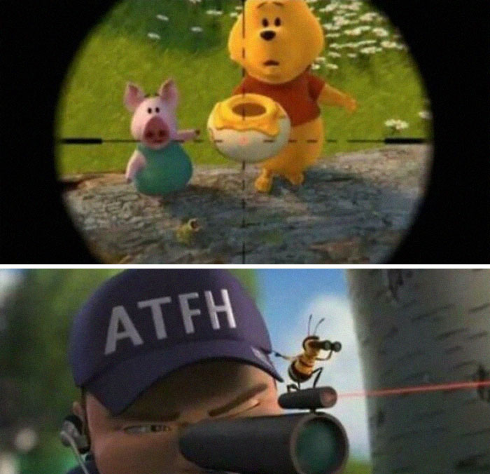 In The Bee Movie (2007) , After The Bees Win The Court Case And Honey Becomes A "Controlled Substance" The Atf Becomes Atfh ( Which Stands For Alcohol, Tobacco , Firearms , And Honey )