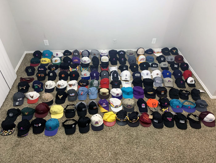My Massive Taco Bell Hat Collection Is All In One Room, Including A Bunch Of Super Rare Ones