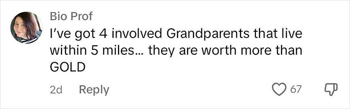 Mom Gives A Shoutout To ‘Voluntarily Involved Grandparents,’ Sparks Big Debate On TikTok Mom Gives A Shoutout To ‘Voluntarily Involved Grandparents,’ Sparks Big Debate On TikTok