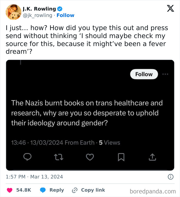 J.K. Rowling Threatens Legal Action Against Journalist Who Called Her “A Holocaust Denier” J.K. Rowling Threatens Legal Action Against Journalist Who Called Her “A Holocaust Denier”