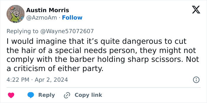 Netizens Bash This Barber For Upcharging Kids With Special Needs, He Says It’s A Misunderstanding - 17