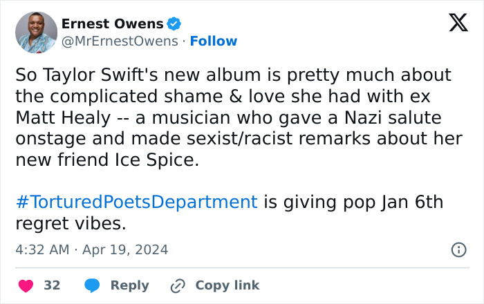 &ldquo;Why Are We Supporting Her?&ldquo;: Fans Outraged Taylor Swift&rsquo;s Album Appears To Defend Matty Healy