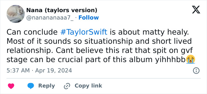 &ldquo;Why Are We Supporting Her?&ldquo;: Fans Outraged Taylor Swift&rsquo;s Album Appears To Defend Matty Healy