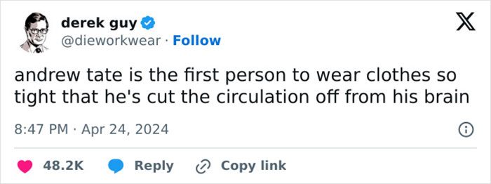 &ldquo;Alpha Male&rdquo; Andrew Tate Mocked Mercilessly After Claiming Sleeping With Women Is &ldquo;Gay&rdquo;