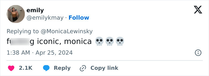 Monica Lewinsky Mocks Presidential Cheating Scandal Past With Hilarious Taylor Swift Trend