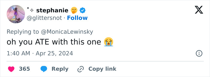 Monica Lewinsky Mocks Presidential Cheating Scandal Past With Hilarious Taylor Swift Trend