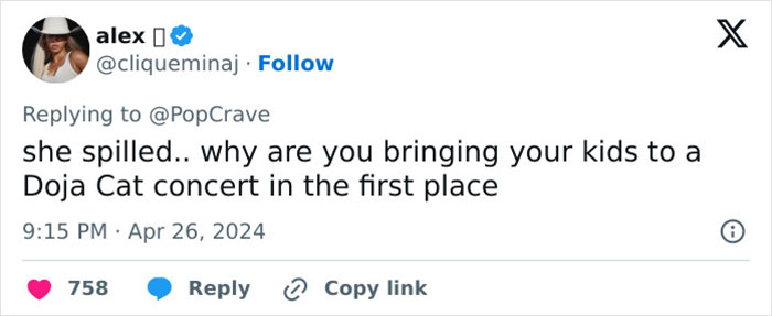 “Leave Your Mistake At Home”: Doja Cat Slams Parents For Bringing Kids To Her Concerts “Leave Your Mistake At Home”: Doja Cat Slams Parents For Bringing Kids To Her Concerts