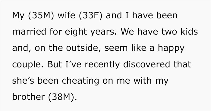 Man Drops Bomb That His Wife Is Cheating On Him With His Brother At Family Dinner, Causes Chaos Man Drops Bomb That His Wife Is Cheating On Him With His Brother At Family Dinner, Causes Chaos